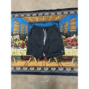 Vuori Ponto Shorts Mens Small Gray Performance 7in Zip Pocket Drawstring V344